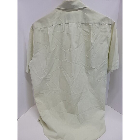 Penneys Towncraft Penn-Prest Men’s Vtg Short Sleeve Loop Collar Pocket Shirt L - Picture 8 of 9